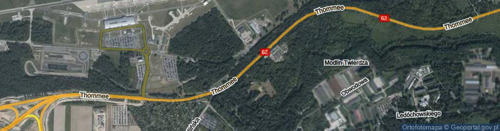 Zdjęcie satelitarne Thommee Wiktora, gen. ul.